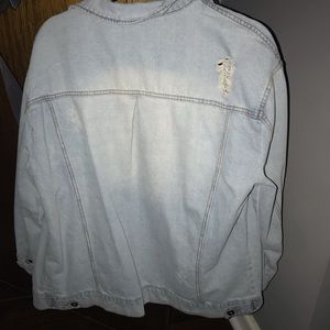 Light wash denim jacket